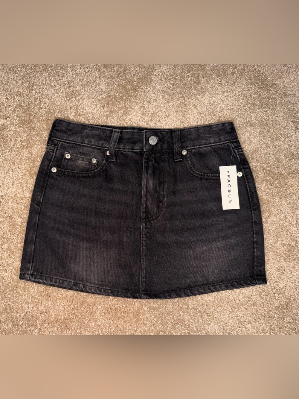 PACSUN Bella Mid-Rise Mini Skirt
